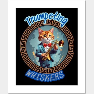 Cat Trumpeter: "Trumpeting Whiskers" Posters and Art